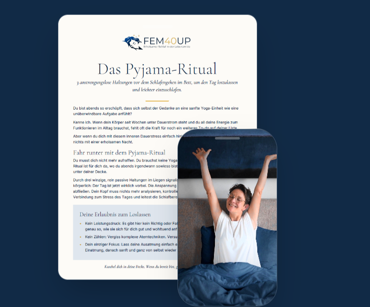 Simone Deppe im Pyjama-Ritual