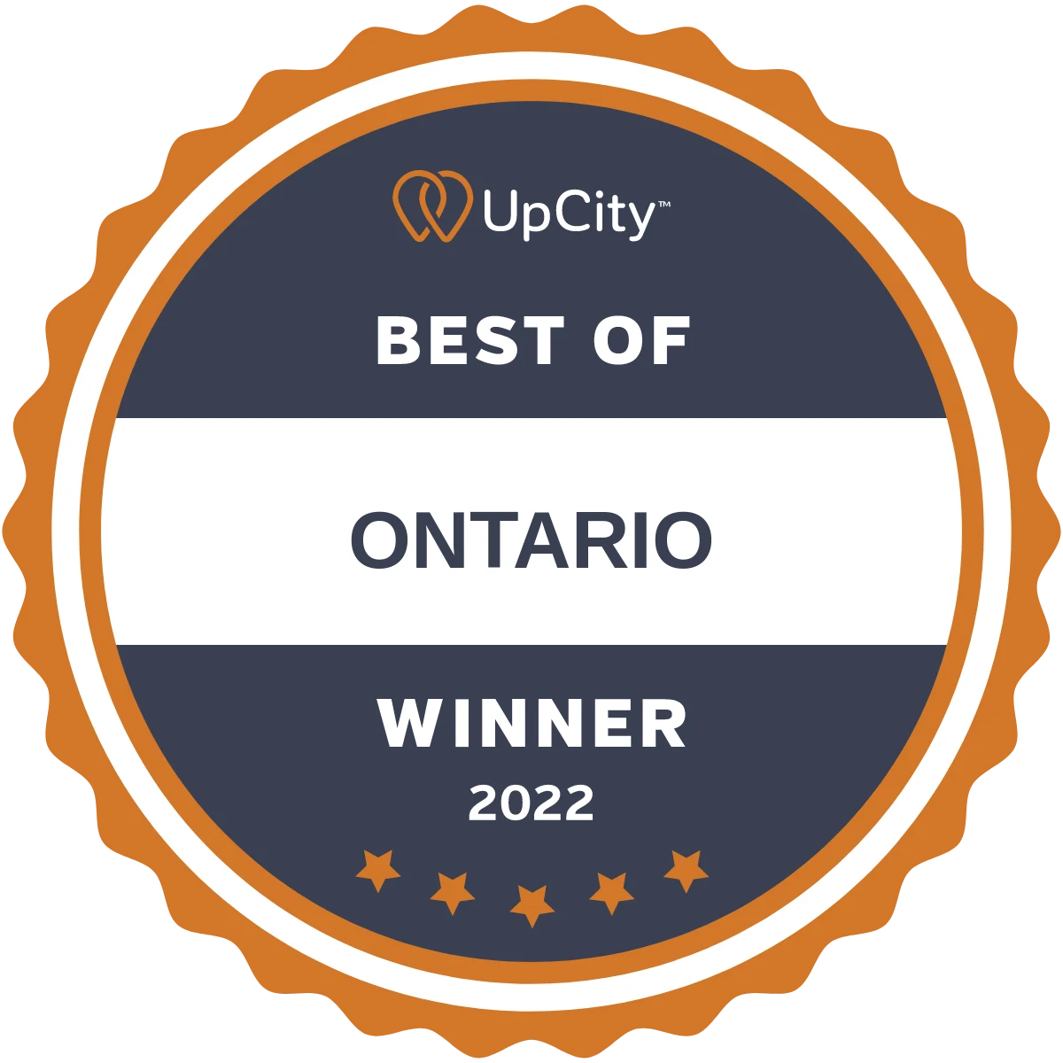 UpCity 2022 - Best of Ontario Award Winner