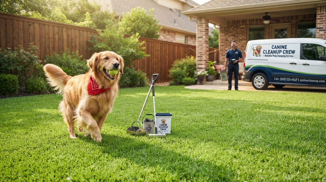Complete yard cleanup service