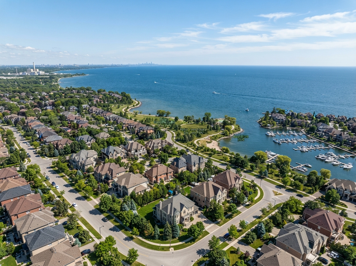 Pickering aerial view