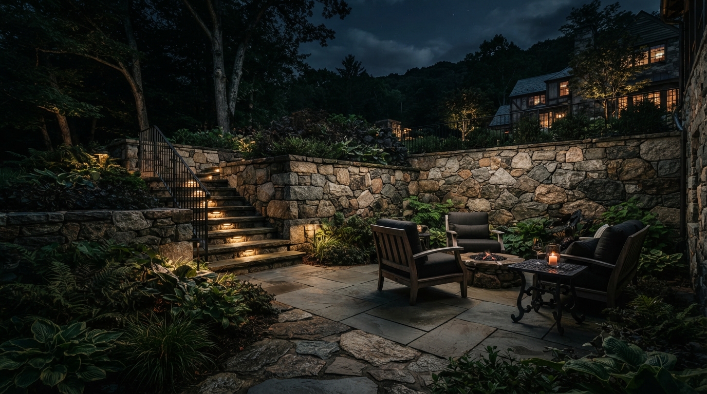 Hardscaping background