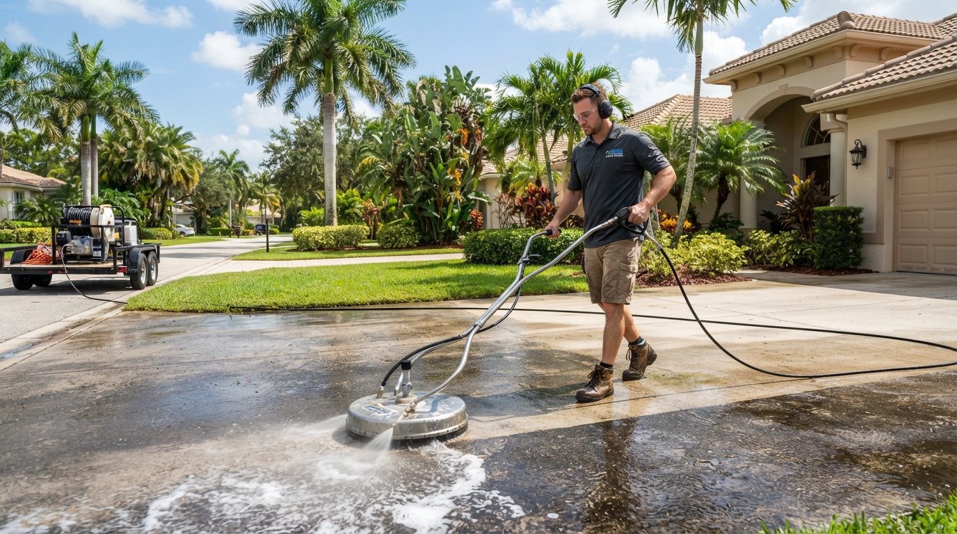 Driveway & Concrete Cleaning in Miami-Dade & Broward Counties