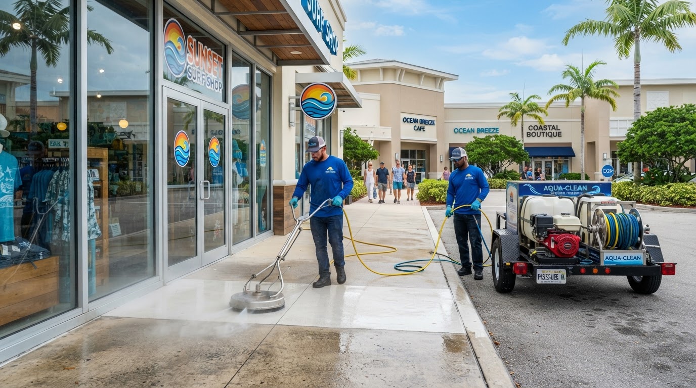 Commercial Pressure Washing in Miami-Dade & Broward Counties
