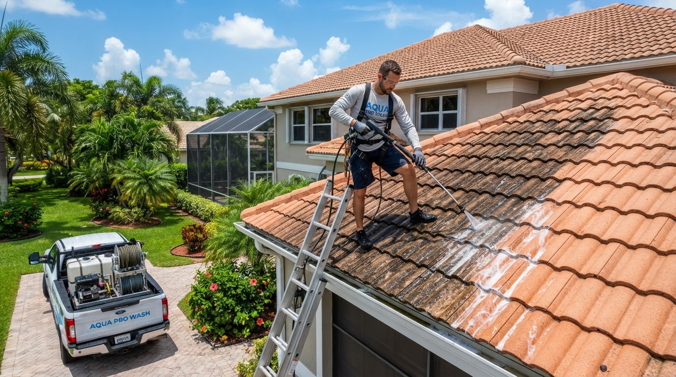 Roof Cleaning in Miami-Dade & Broward Counties