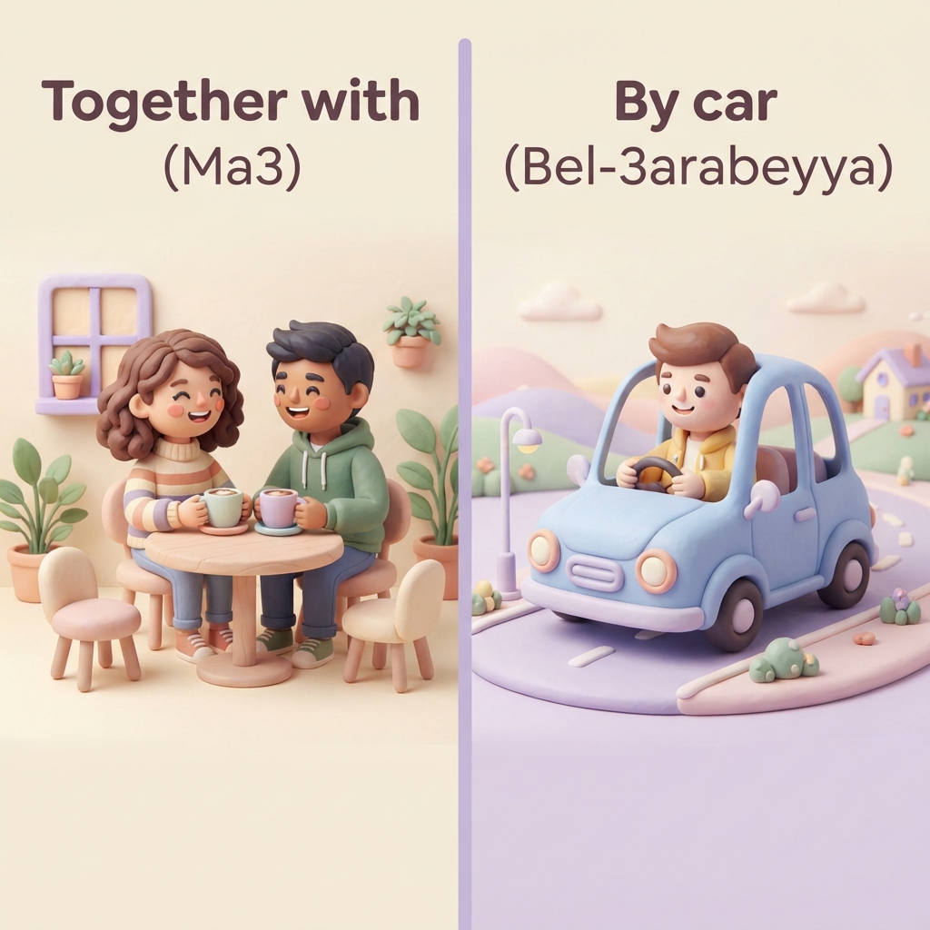 Two Ways to Say “WITH”