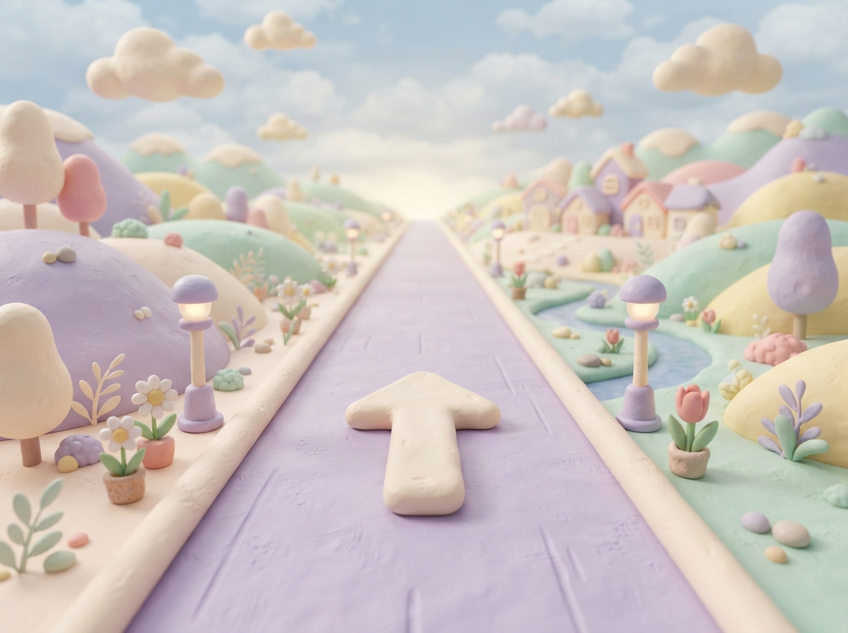Go straight.