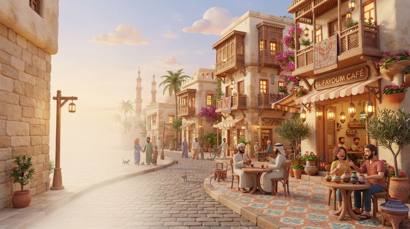 Egyptian street scene