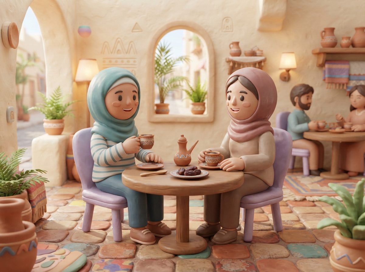 At a Café