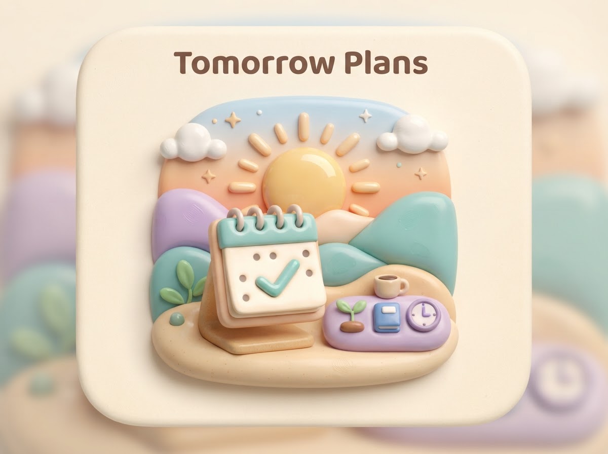 My Plans for Tomorrow