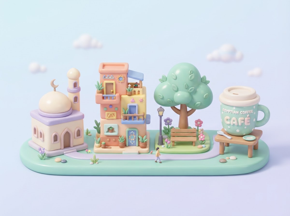 places illustration
