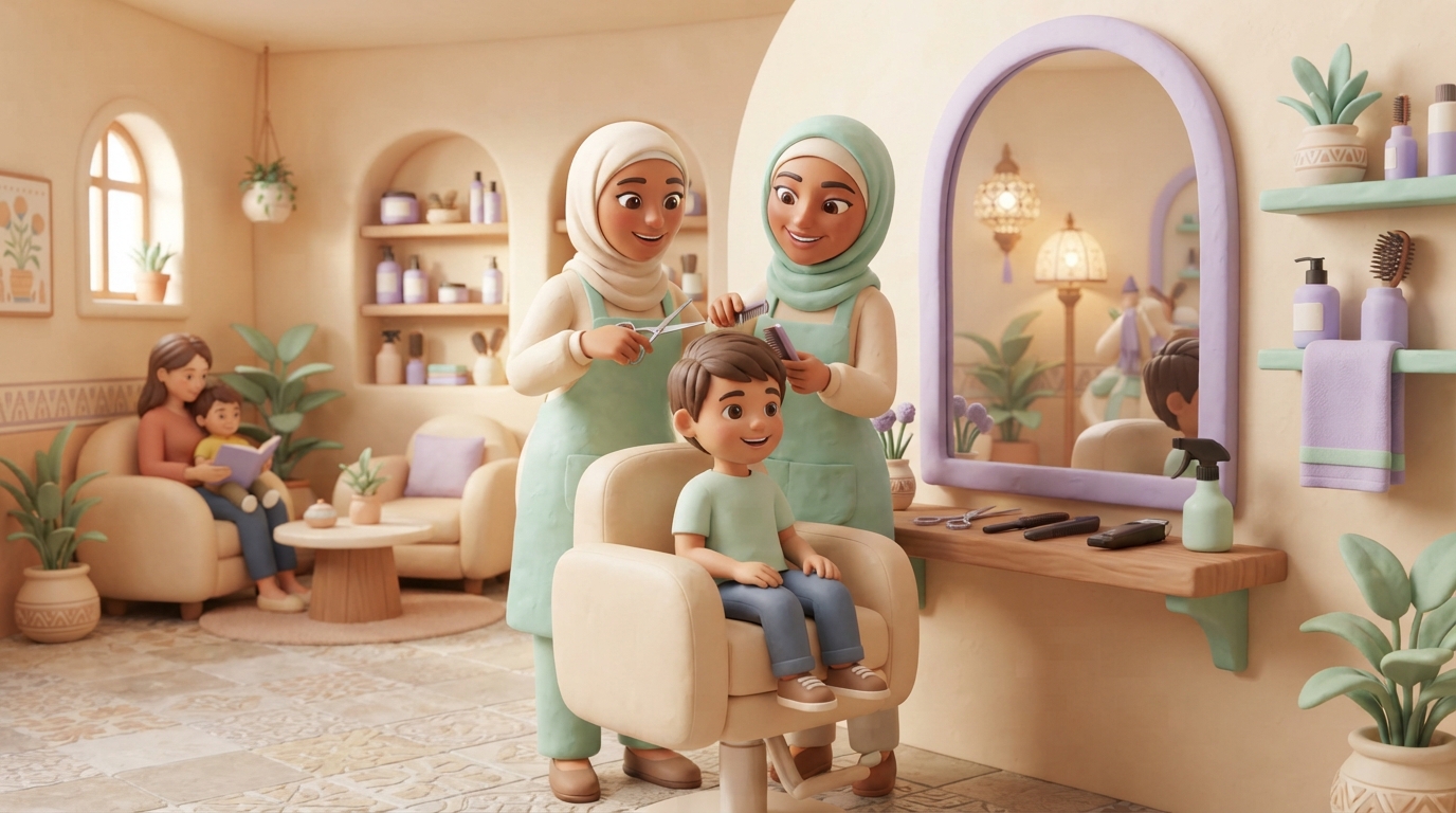 At the Salon