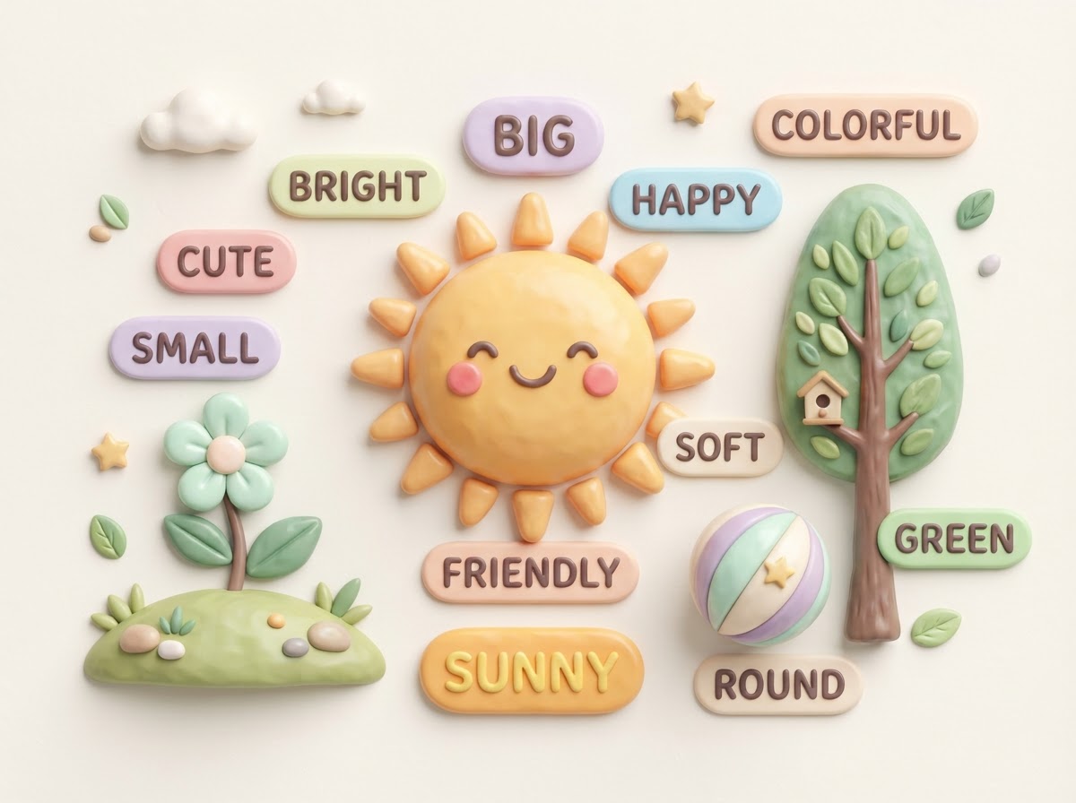 adjectives illustration