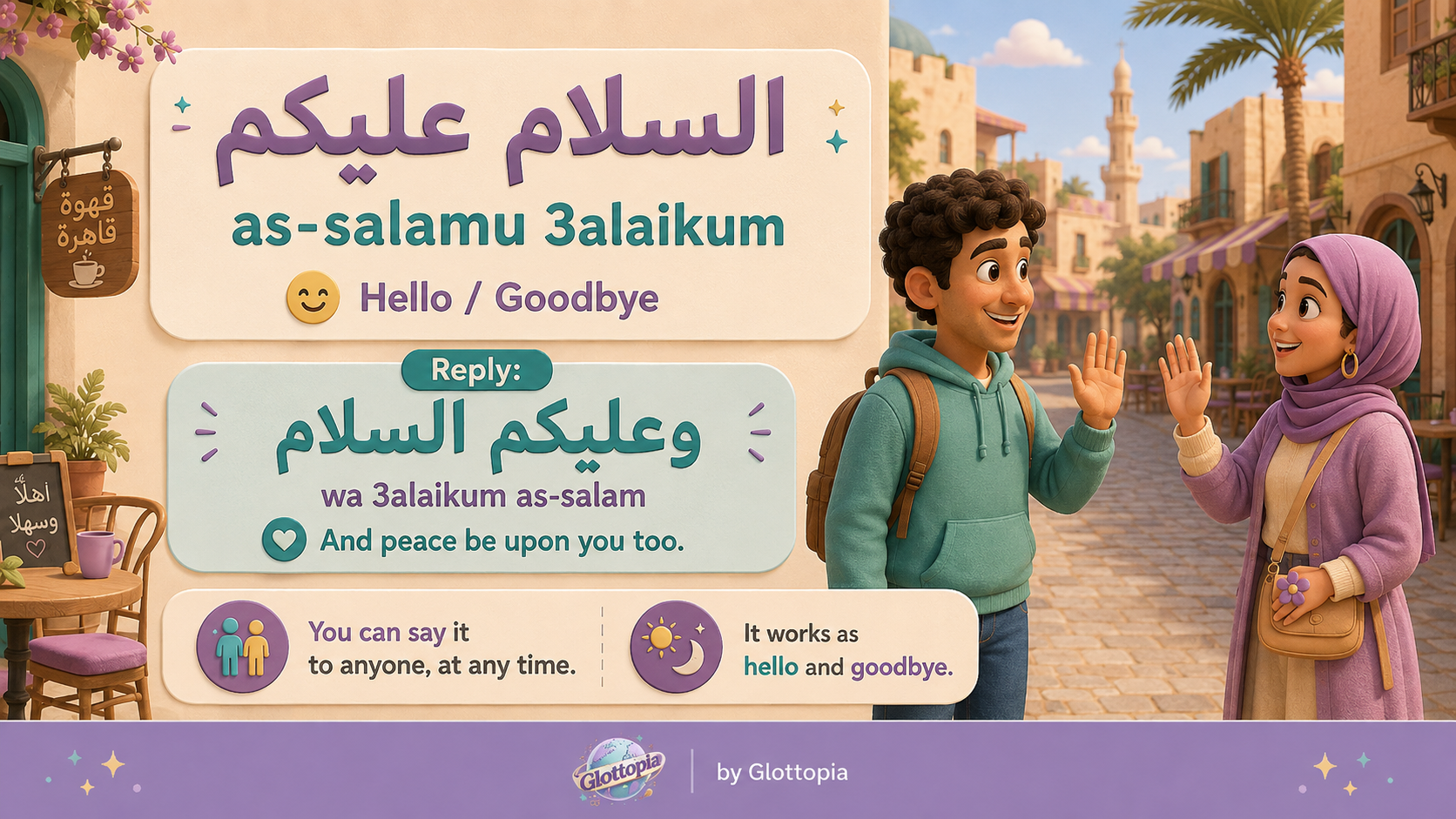 السلام عليكم — Hello / Goodbye
