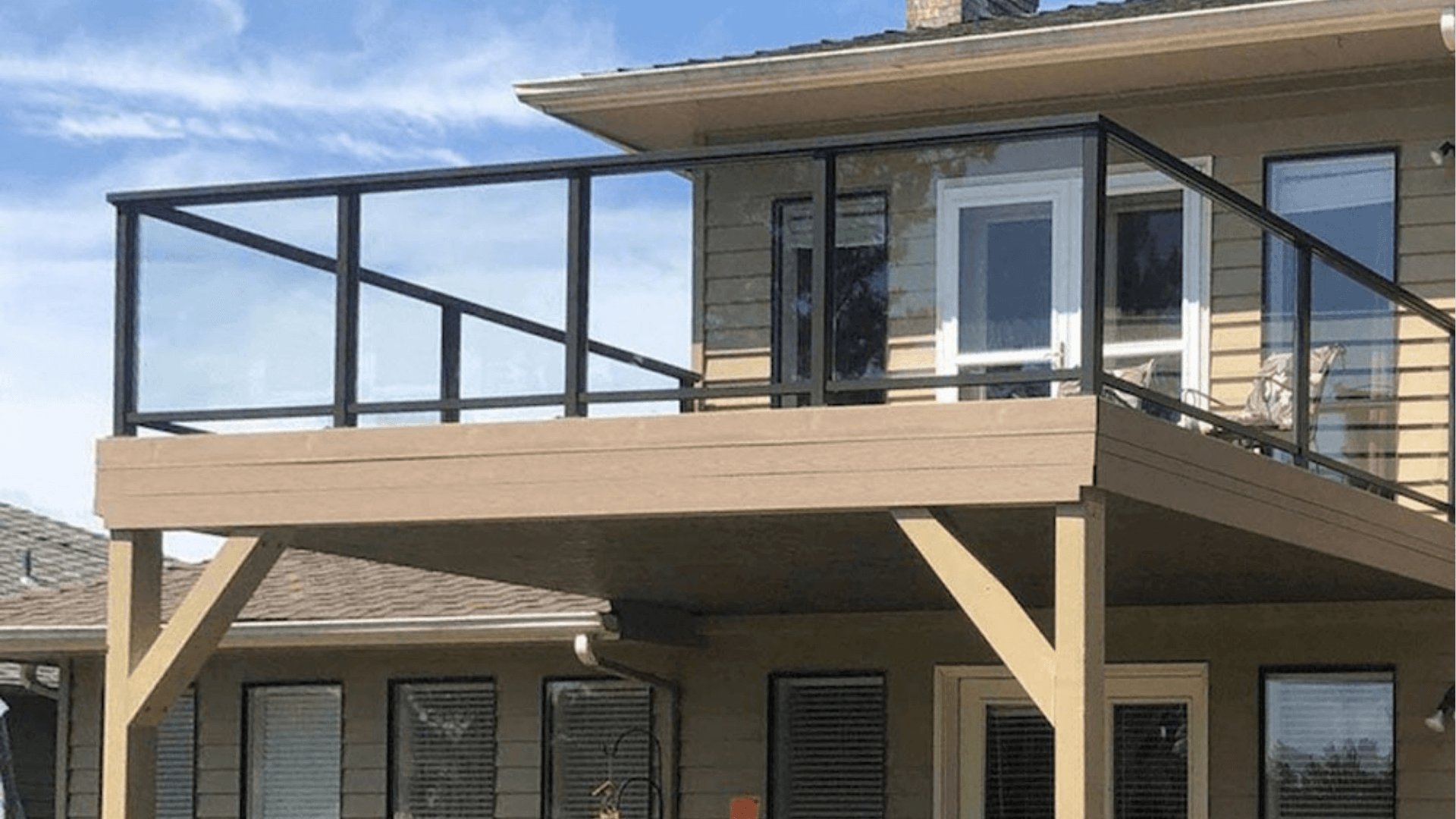 Architectural glass railing system