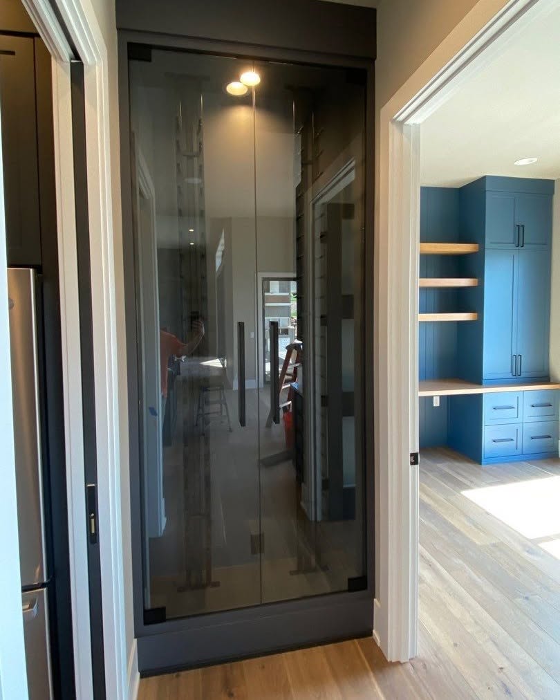 Multi-slide glass door wall installation