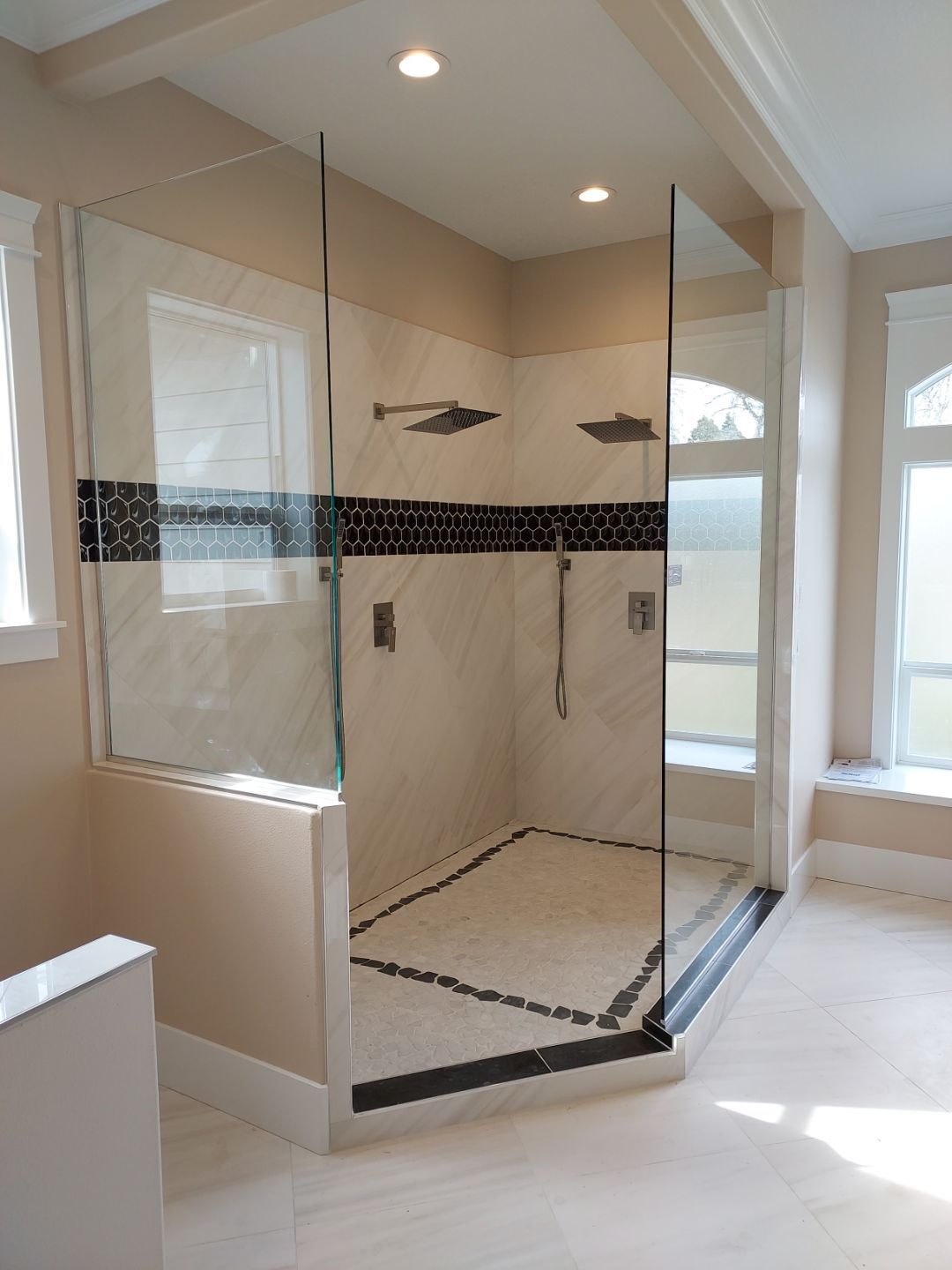 Glass railing installation