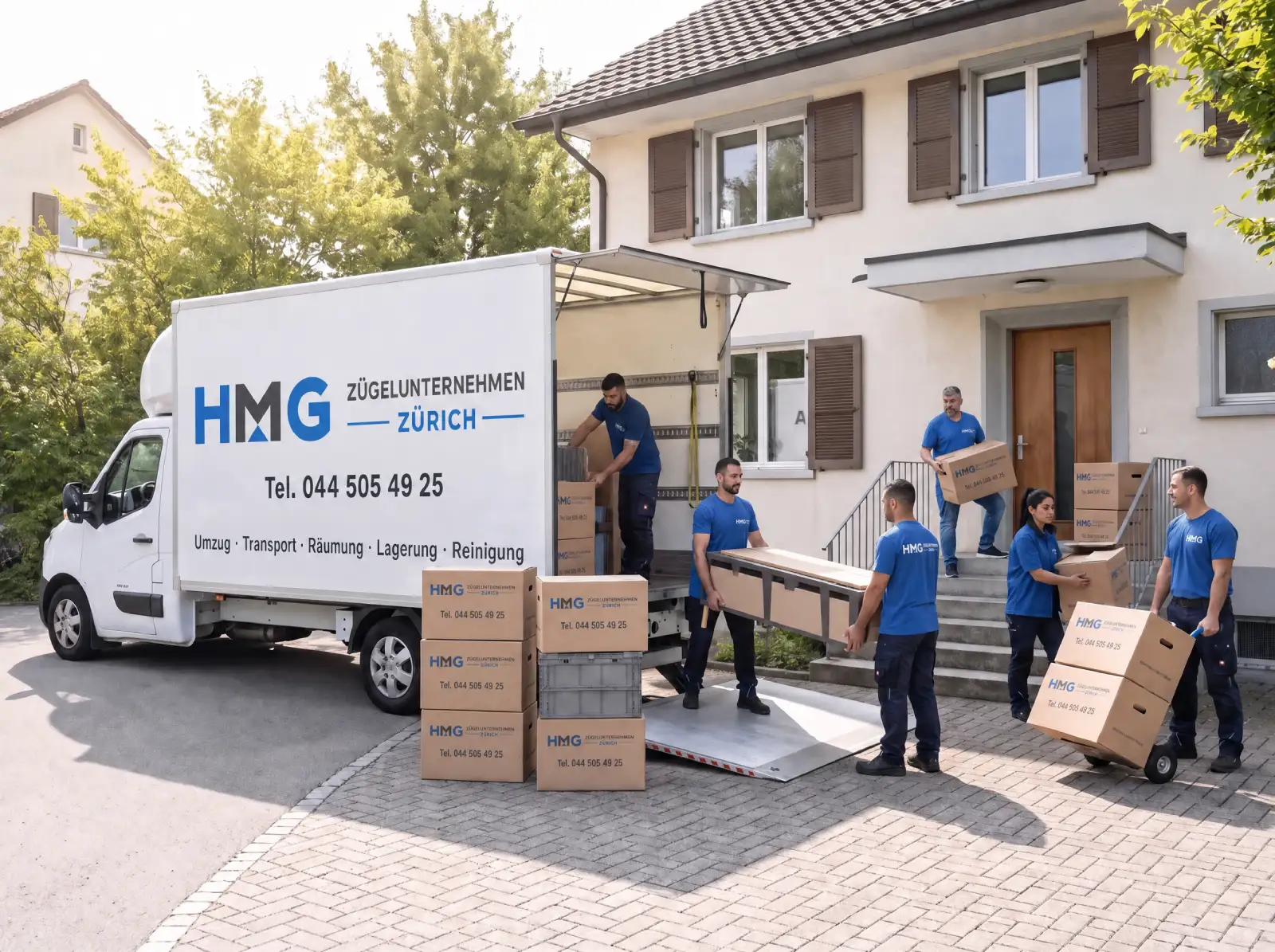 HMG Zügelunternehmen Zürich Team