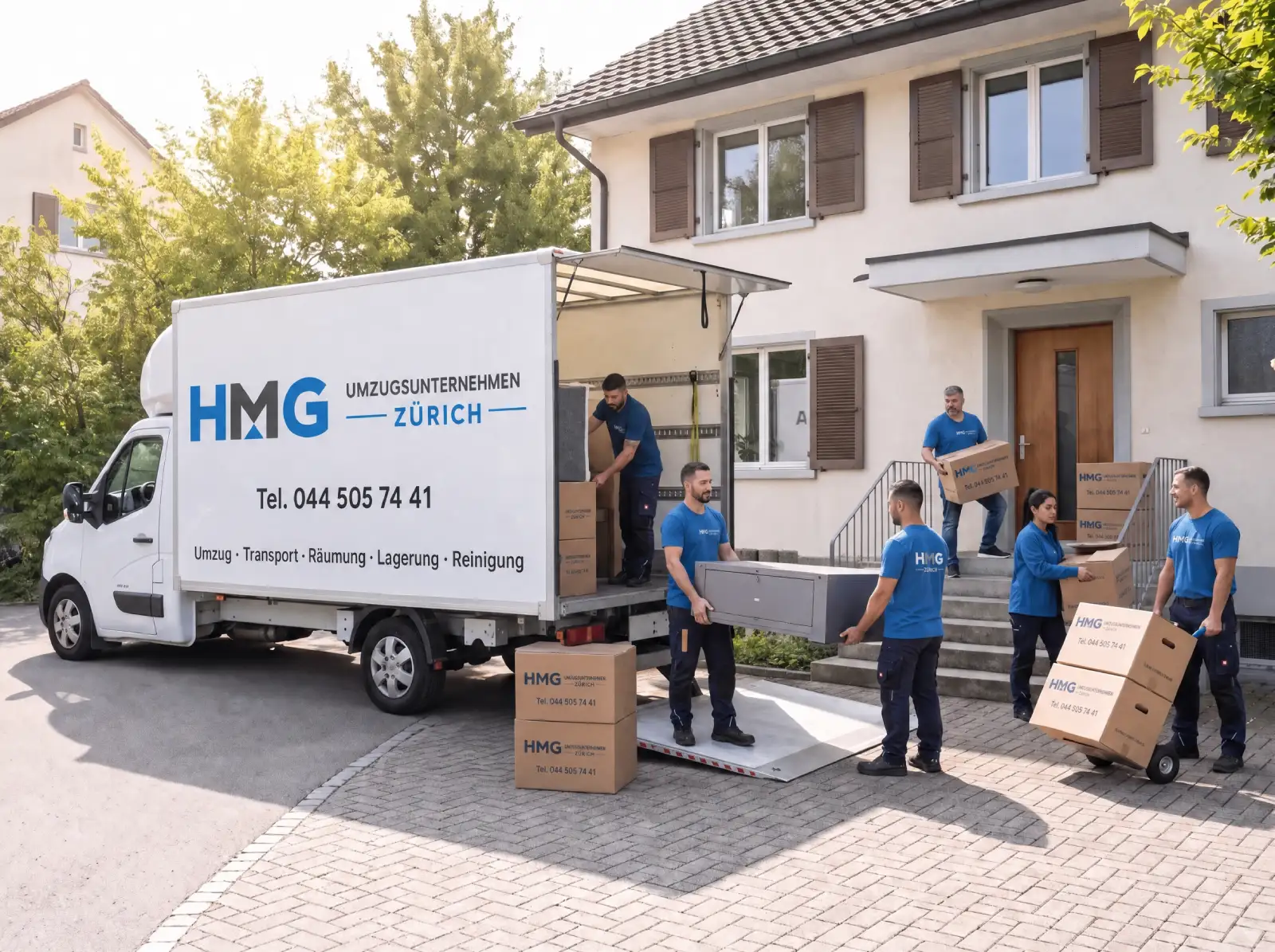 HMG Umzugsunternehmen Zürich Team