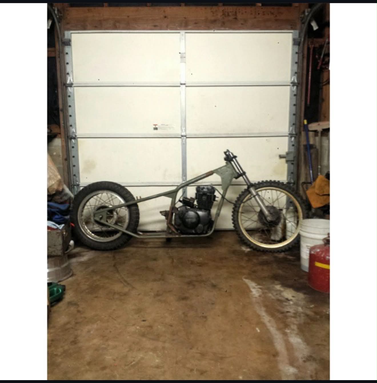Vintage barn find motorcycle project ready for full restoration at Marlito Motorcycles