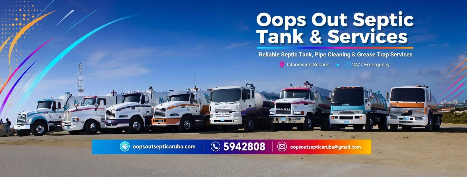 Oops Out Septic Tank & Services Fleet - Aruba