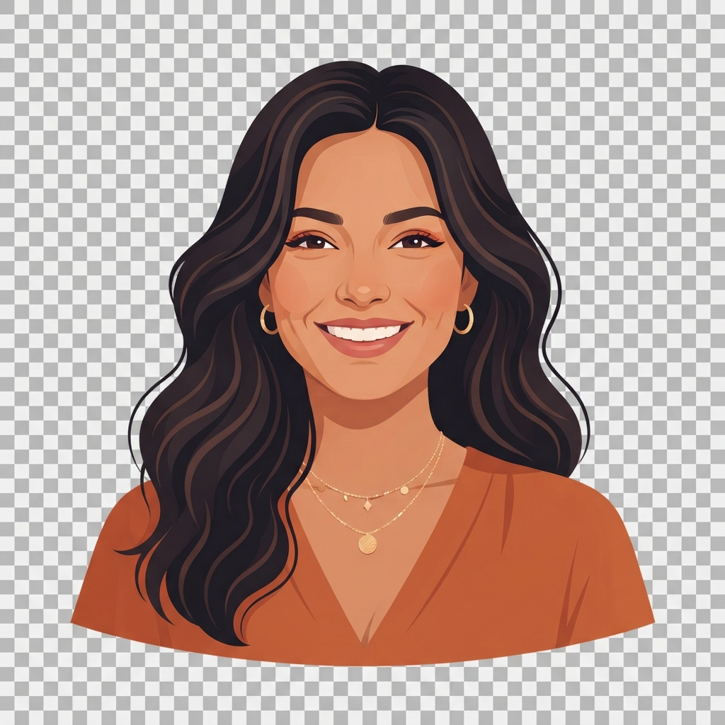 Belen B. illustrated portrait