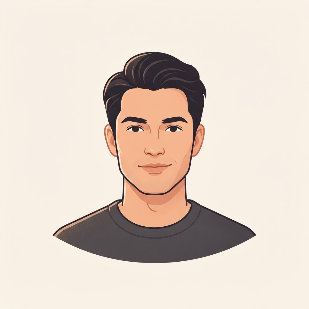 David K. illustrated portrait