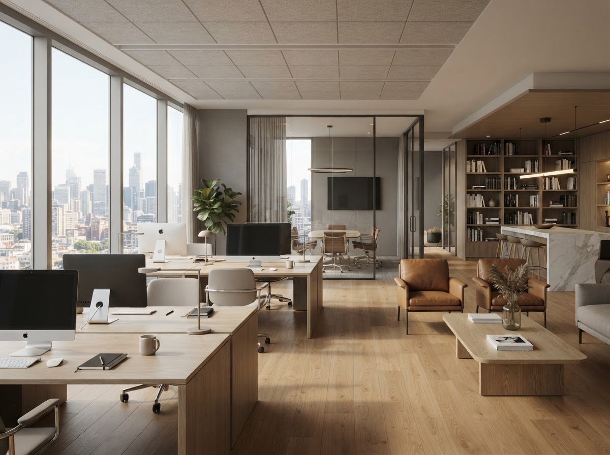 Accrue CPA modern office interior
