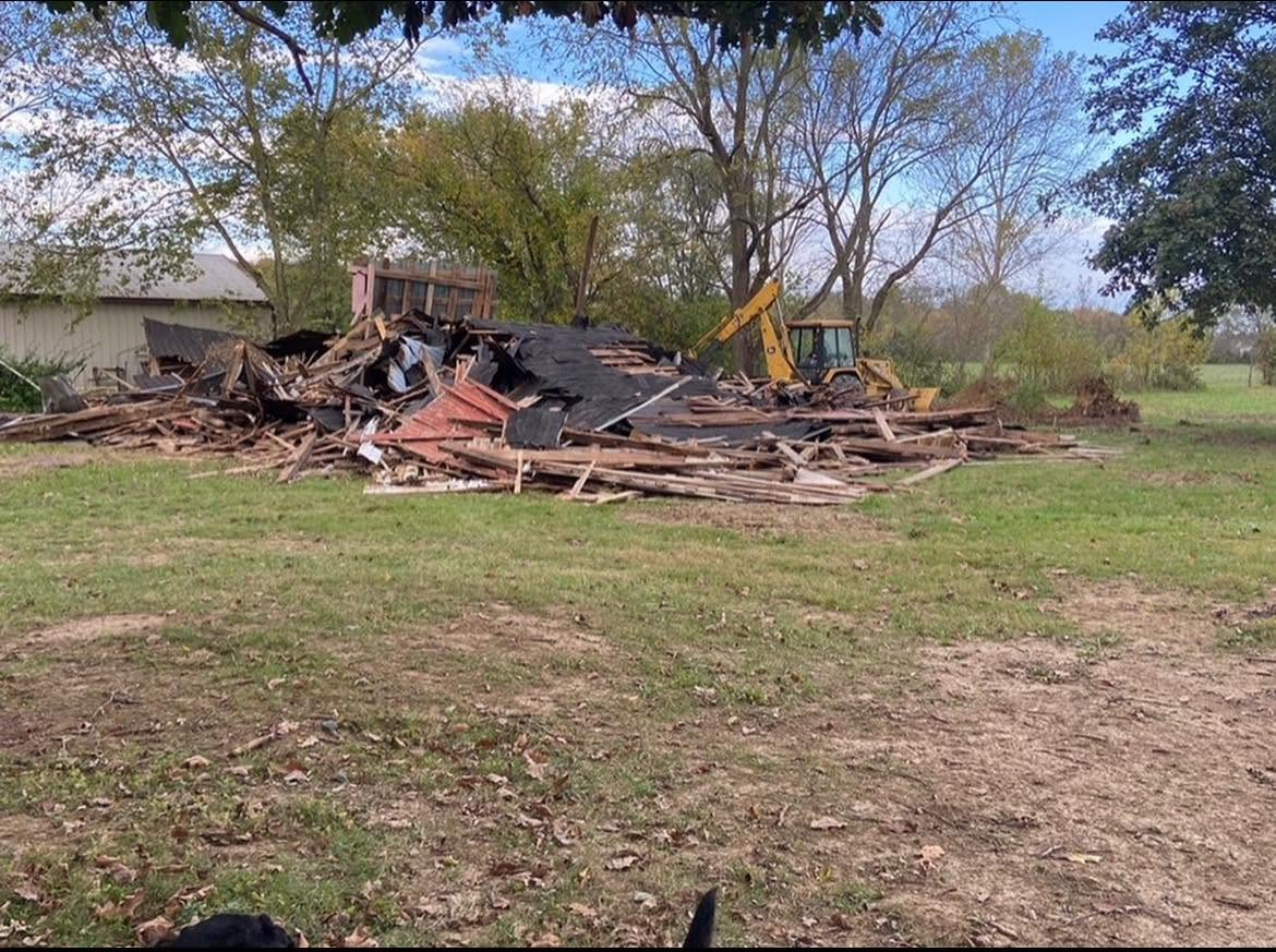 Structural Demolition & Removal by AJB Excavation LLC in Greene County, Ohio