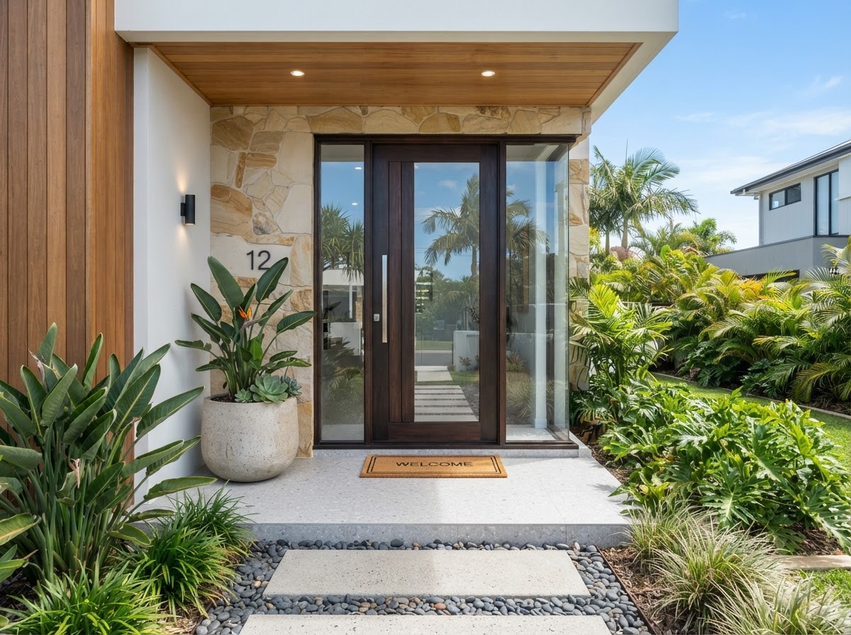 Front entrance of a Gold Coast property attended by Plumber ASAP