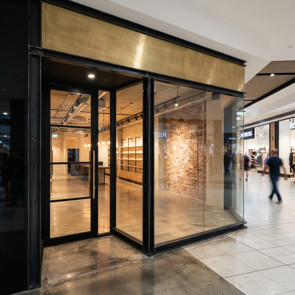 Shopping centre tenancy storefront