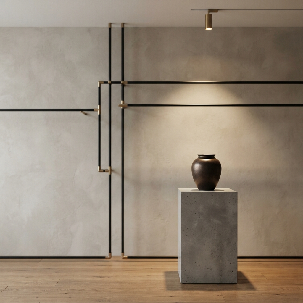 Retail showroom display plinth