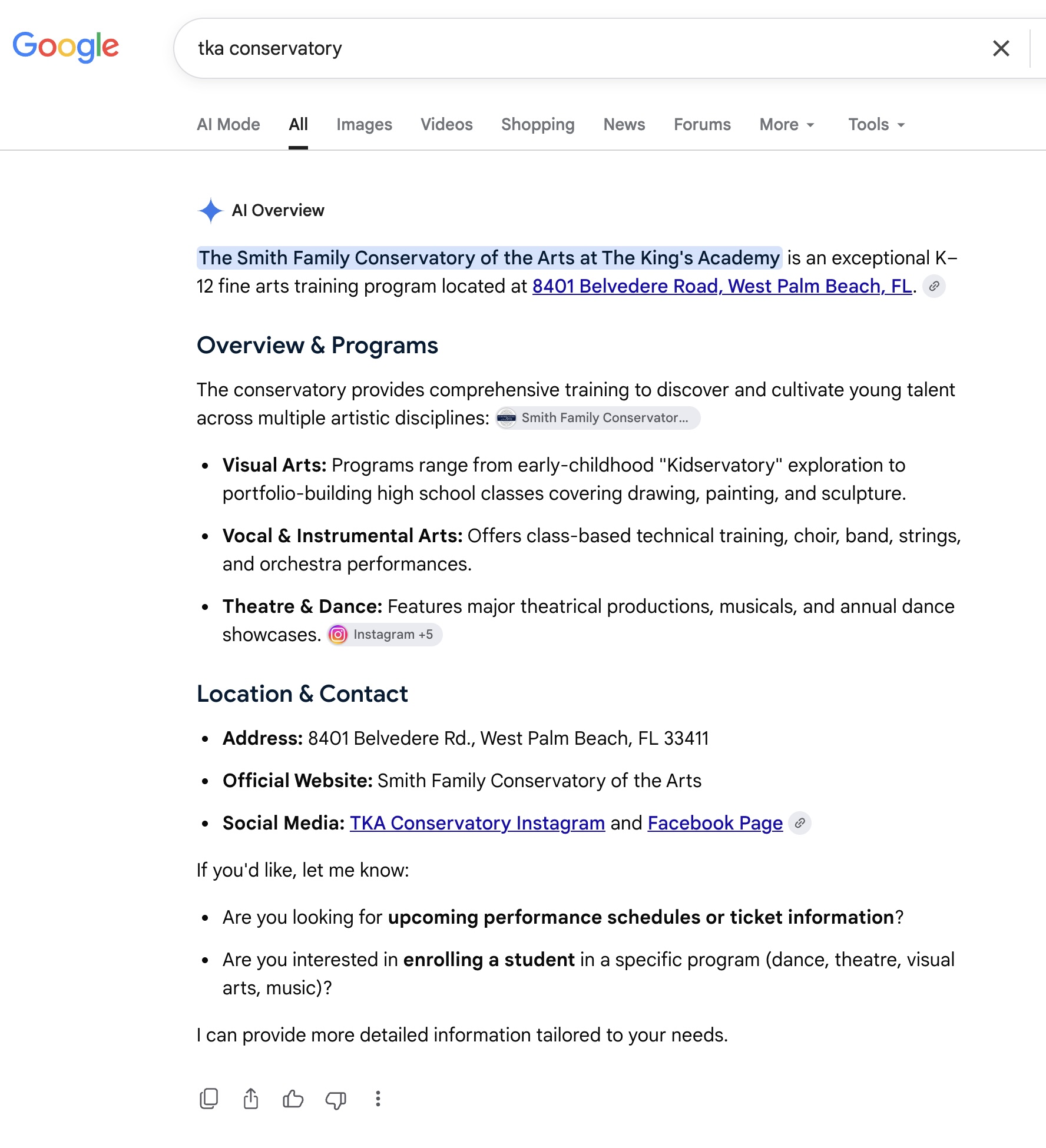 Search + AI Rankings Google AI Overview