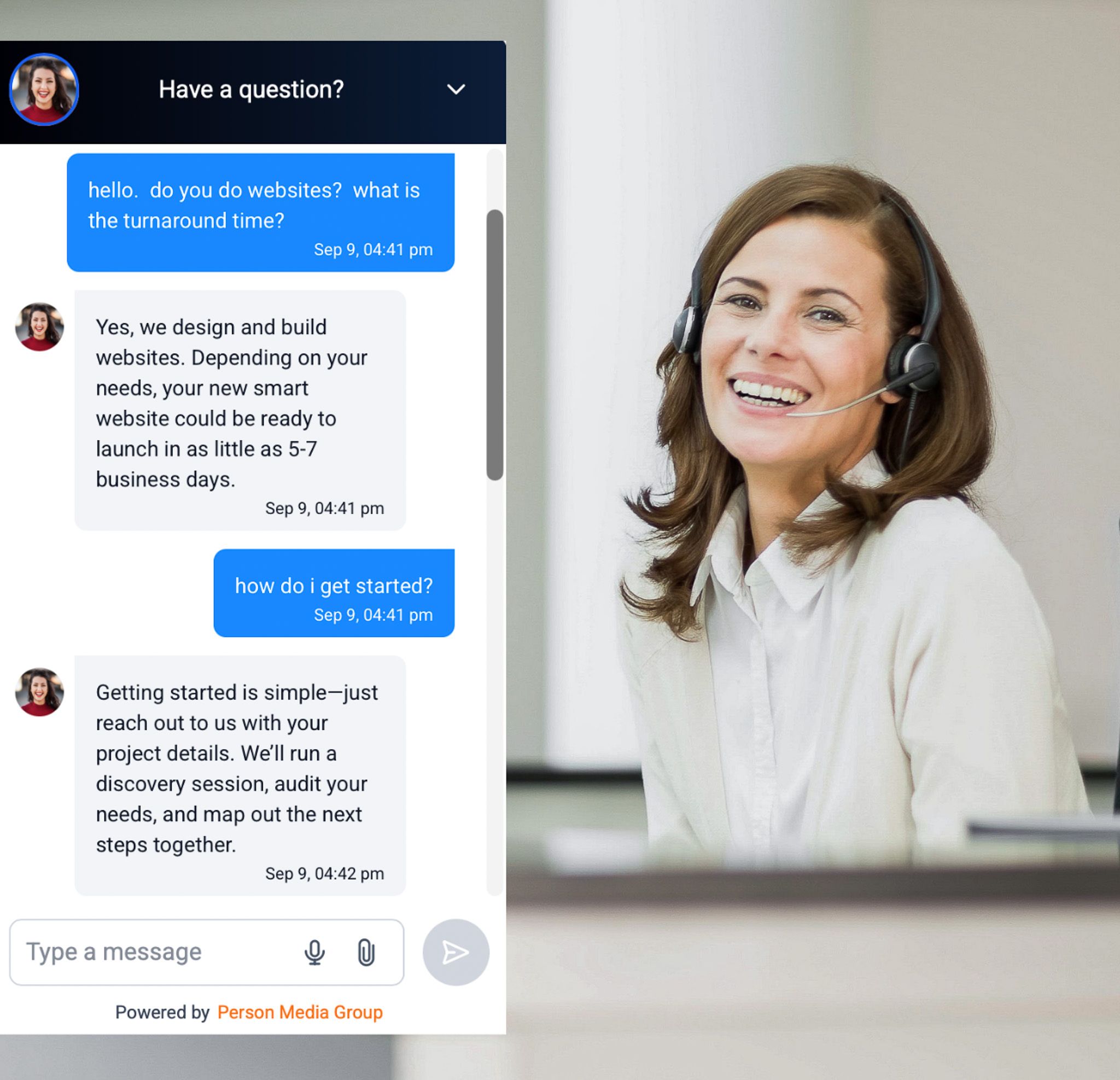 Custom AI Chat and Voice Receptionists
