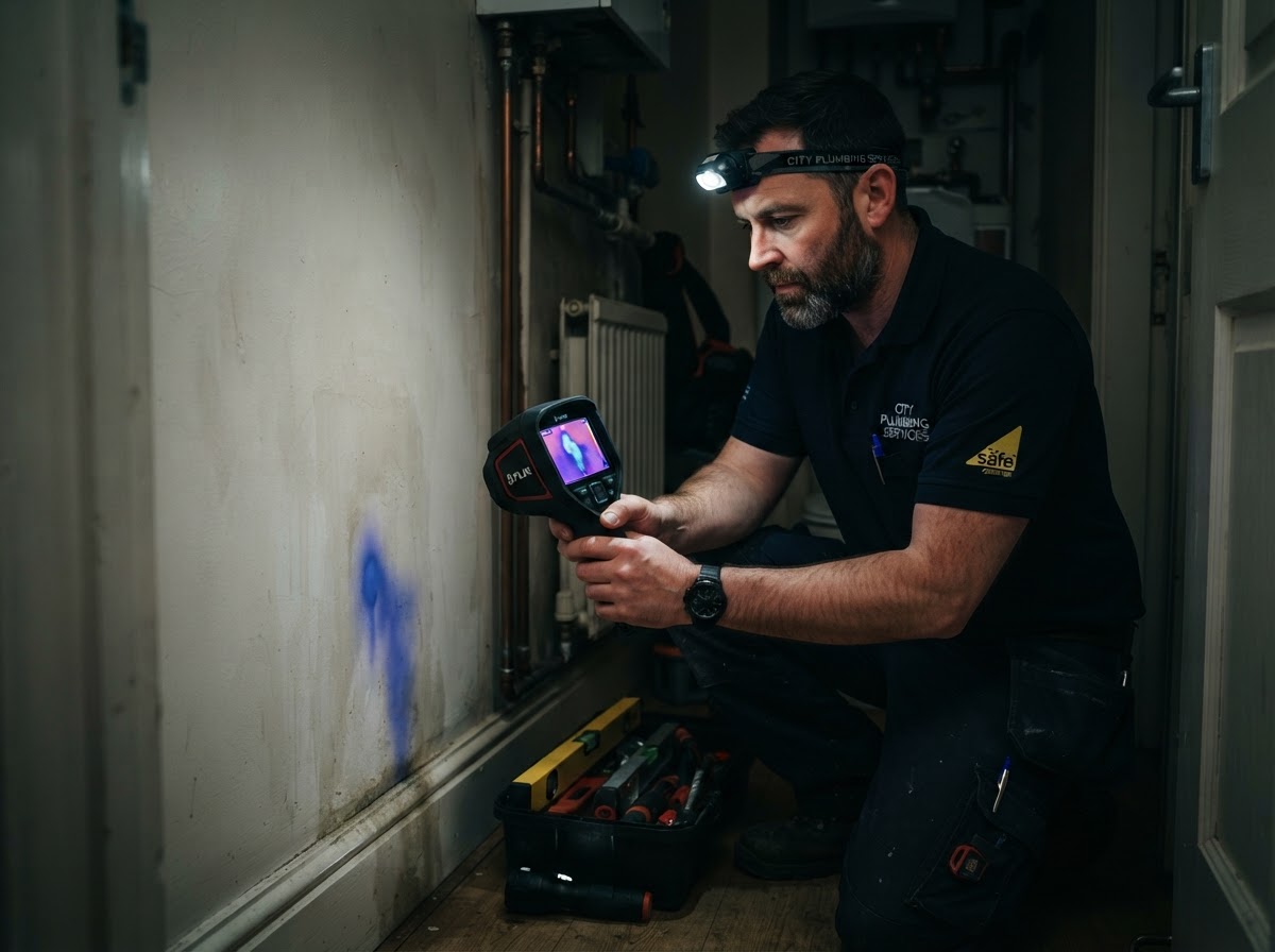 Major Water Leaks emergency plumbing repair in Derby