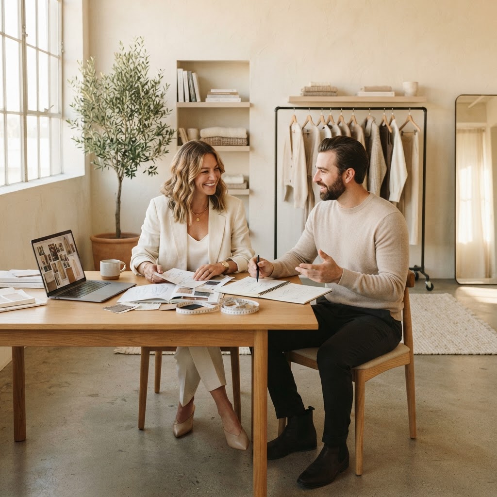 The LoreLuxe team in their studio