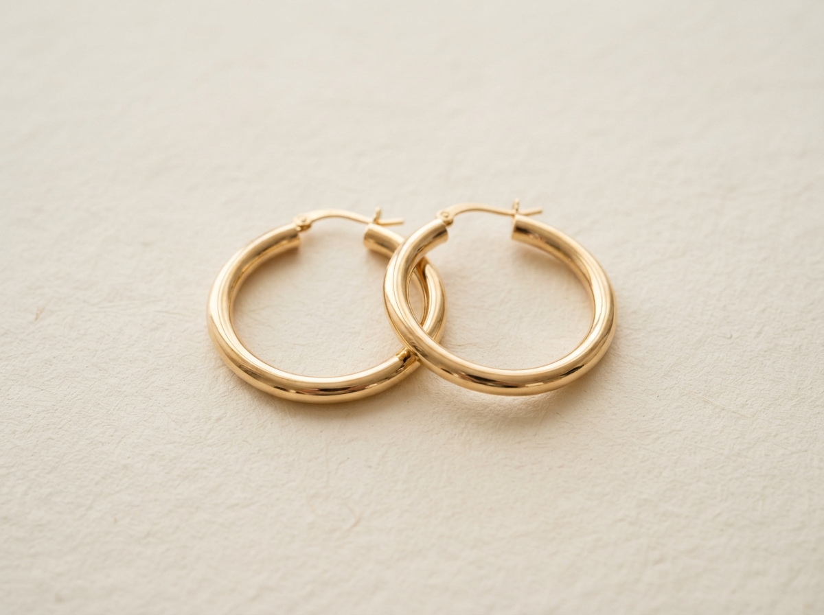 Gold Hoop Earrings