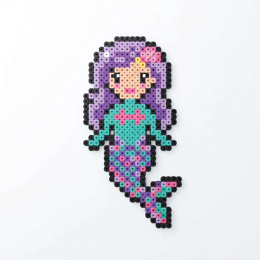 Perler Bead Mermaid