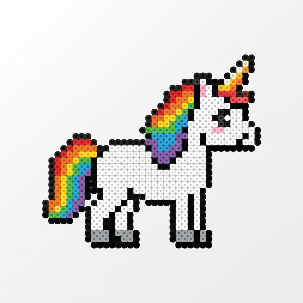 Perler Bead Unicorn