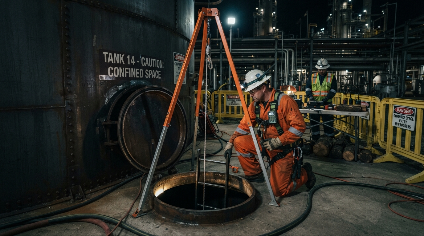 Confined Space course title page