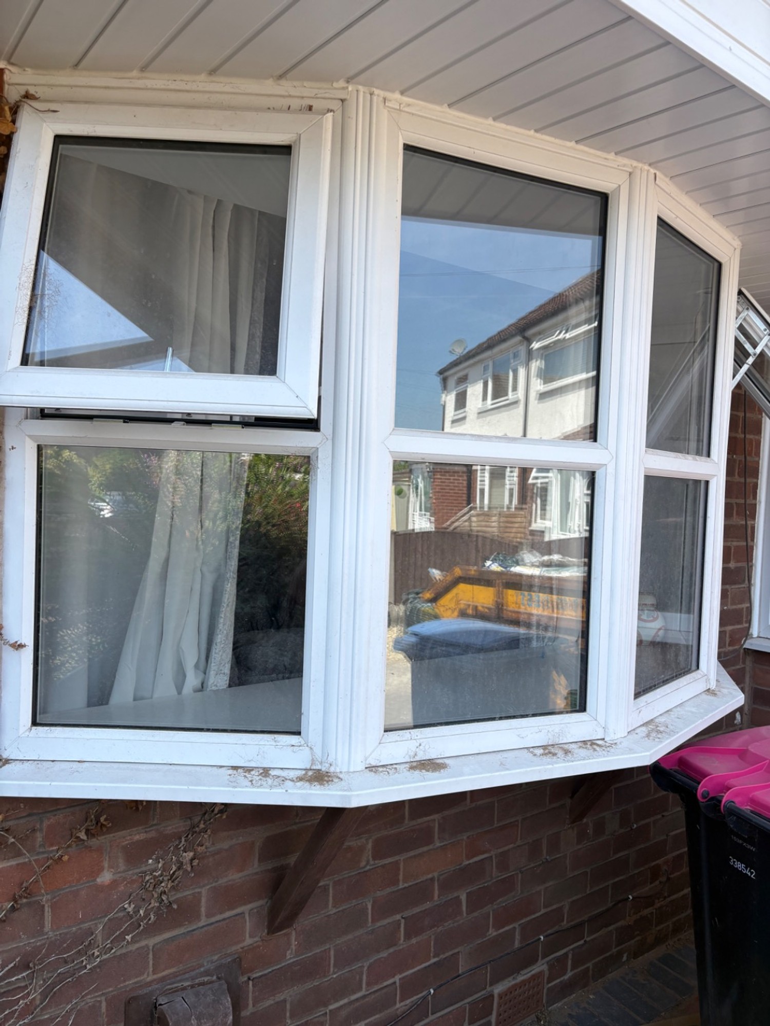 Bay Window Frame Respray — Before & After Before