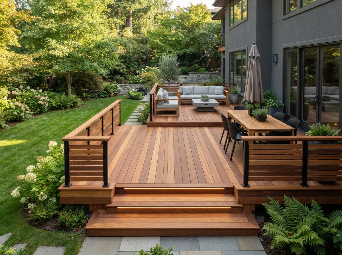 Custom Decks project by Dougy Construction in New York City
