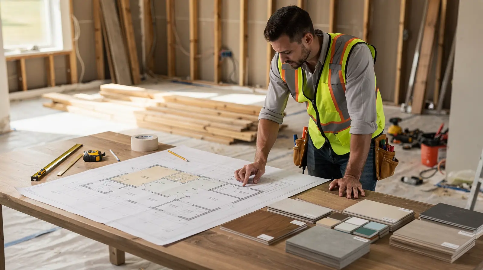 Dougy Construction planning full house renovation on Long Island