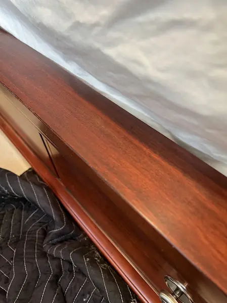 After: Bed Rail Restored
