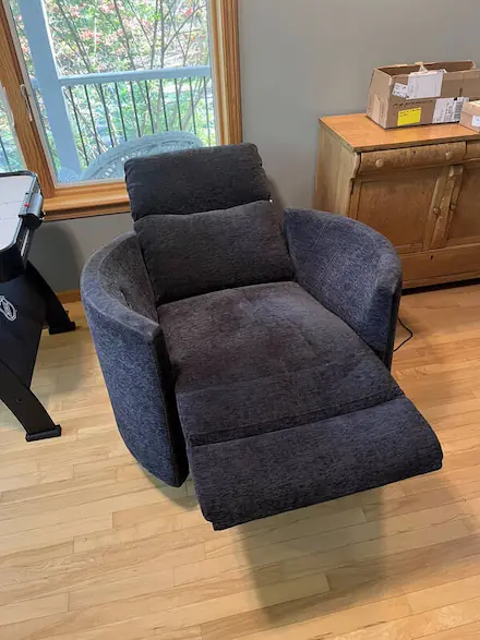 After: Power Recliner Motor and Switch Replaced