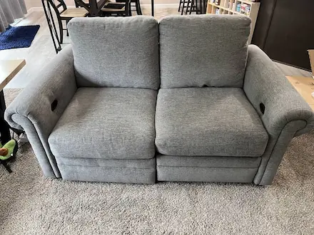 After: Reclining Loveseat Mechanism Repaired