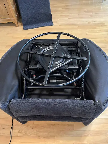 Before: Power Recliner Motor and Switch Replaced