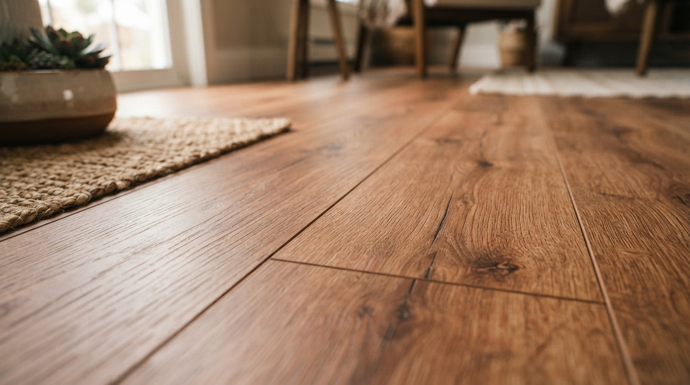 Dynamic Flooring mobile showroom sample case brought directly to South Florida living room