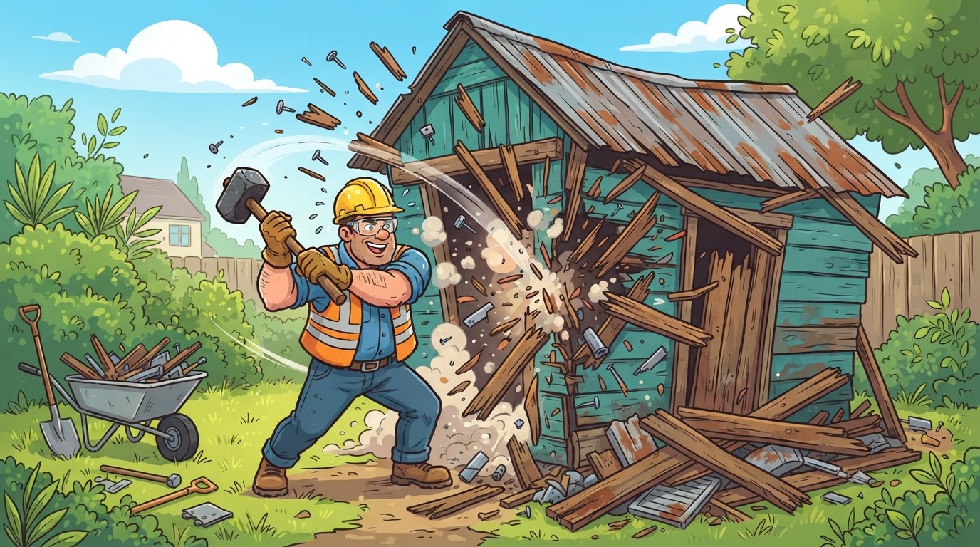 How Much Does Shed Demolition and Removal Cost in Western New York? — G.I. John's Hauling guide for Western New York homeowners