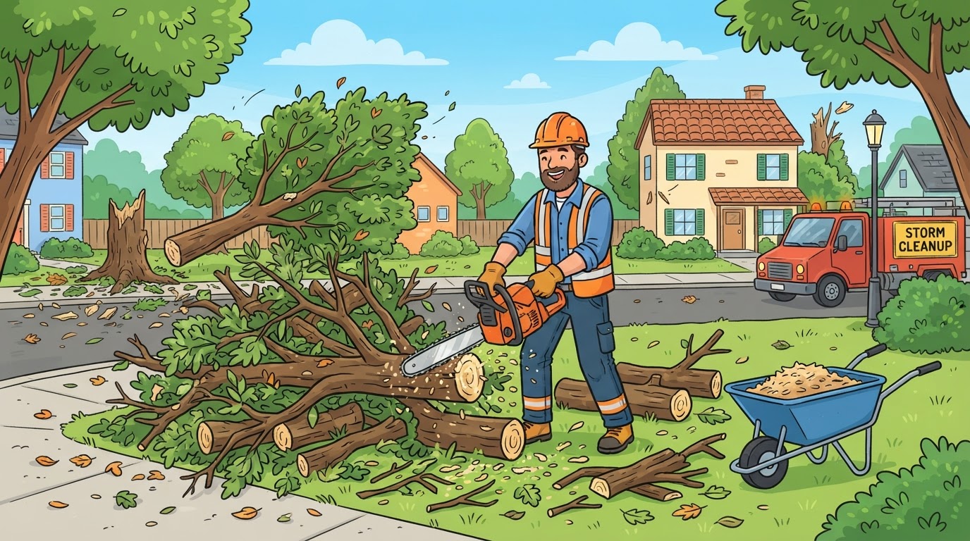 What Should I Do If a Tree Falls on My Property in Western New York? — G.I. John's Hauling guide for Western New York homeowners
