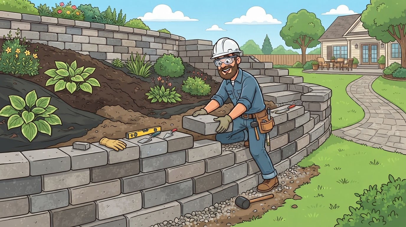 Do I Need a Retaining Wall for My Western New York Yard? — G.I. John's Hauling guide for Western New York homeowners